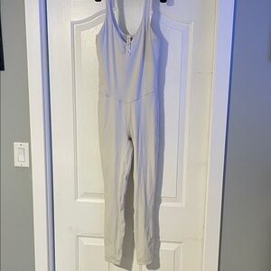 Lululemon Align Body suit Athletica Cream Jumpsuit
